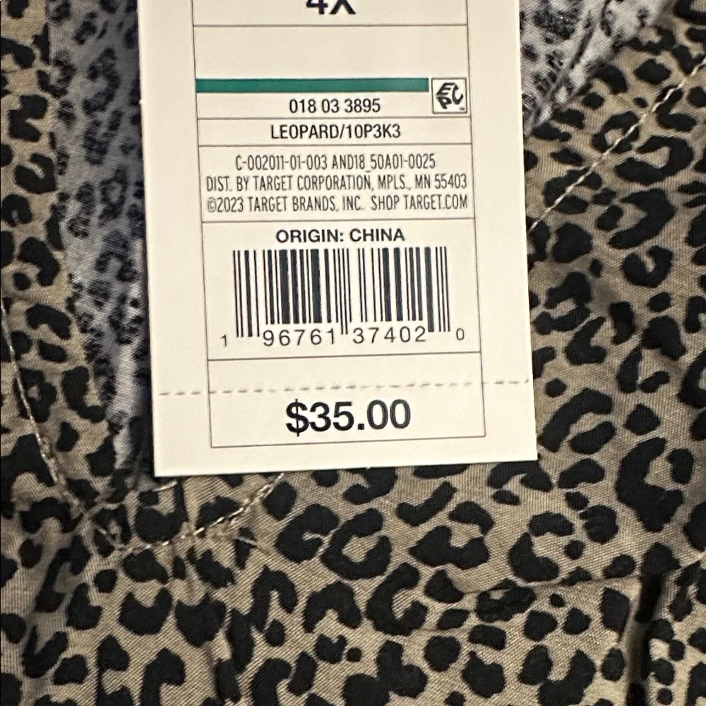 A New Day Tiered Midi Dress- Long Sleeve Drawstring Waist Pockets NWT - Picture 3 of 3